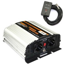 Inverter Invertitore NS 24V 1500 Watt Incl. Controllo Remoto via Cavo Nuovo