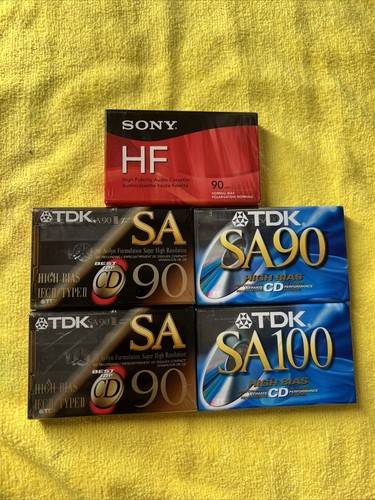 Lotto audiocassette vuote - 5,