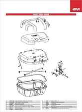 Z2170R RICAMBIO CINGHIA INTERNA per GIVI BAULE TRK52B TREKKER Black Line