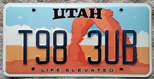 TARGA UTAH  Originale TARGHE