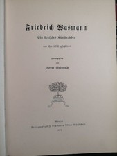 Friedrich Wasmann: una vita artistica tedesca descritta da lui stesso. - [Nu