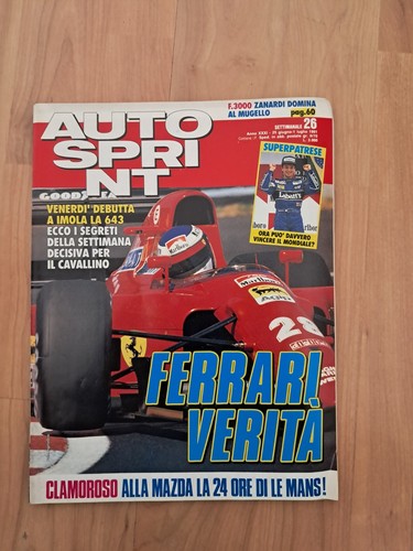Autosprint 1991 zanardi - zanardi,
