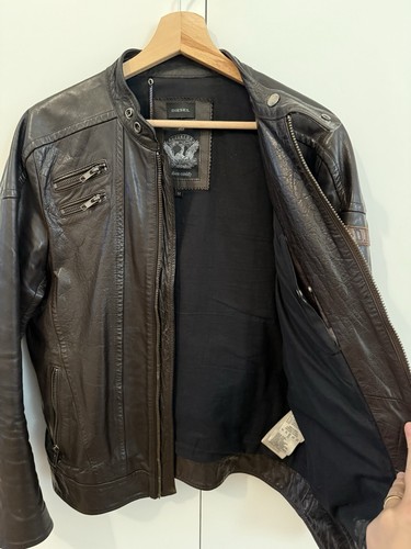 Giacca pelle diesel - giacca,