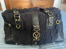 VALENTINO BORSA NERA DONNA VINTAGE cm. 40x18x28h.