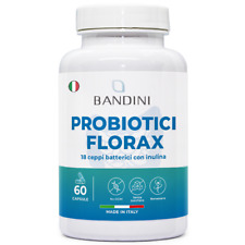 Bandini® FLORAX PROBIOTICS, 60 DR CAPS 100% Vegane, Fermenti Lattici Probiotici