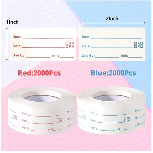 1x2 inch date stickers for - inch,