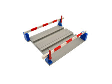 Lego® TRENO 12V 4,5V Ferrovia Passaggio a livello BLU 