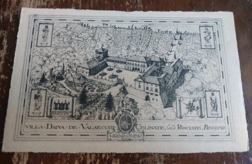 Cartolina epoca bergamo - cartolina,