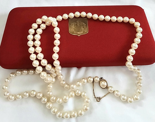 Collana perle finte - di,