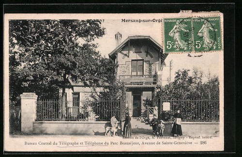 Cpa morsang sur orge bureau - morsang-sur-orge,,