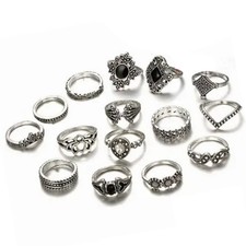 15x Anelli Vintage Metallo