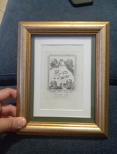 Antica Incisione Memento Mori Morte