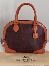 Etro burgundy paisley milano - etro,
