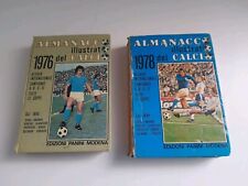 2 Volumi Almanacco Illustrato Del Calcio 1976 - 1978 Rovinati