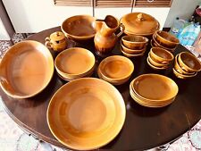 VINCENZO DEL MONACO Grottaglie Servizio 6 persone ceramica a colaggio 38 pezzi