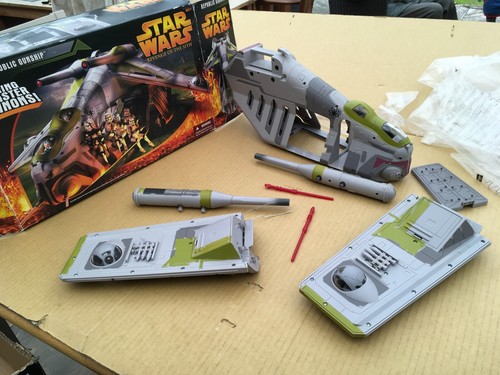 Star wars republic gunship - star,