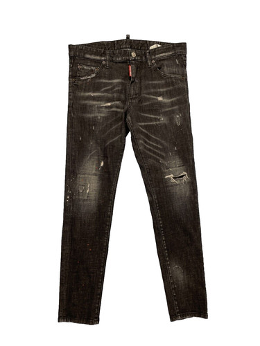 Jeans dsquared2 nero vernice - dsquared2,