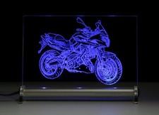 Targa luminosa led incisa Aprilia Shiver 750 GT - gift present regalo