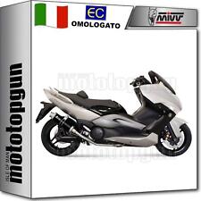 terminale completo hom open gp inox nero mivv per yamaha t-max tmax 500 2008 08