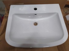 Lavabo ceramica 61.5 cm Dolomite con colonna