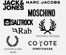 3cm-9cm branded Iron On Logos