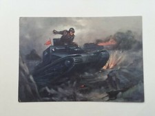 Cartolina Reggimento Carrista Africa Coloniale VARIANTE Ascari Regio esercito