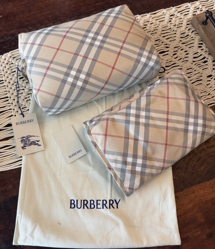 Burberry checkered diaper - checkered,