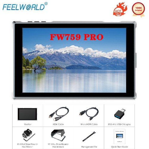 Feelworld fw759 pro pollici - feelworld,