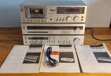 Amplificatore separato vintage Technics SU-Z11 sintonizzatore ST-Z11L e tape deck M-215