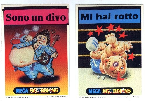 Sgorbions mega cards serie - cards, ii
