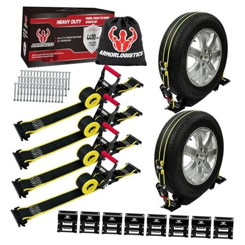 4pack utv wheel chock tie - utv, tie-down