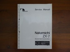 Nakamichi ZX-7 Manuale di