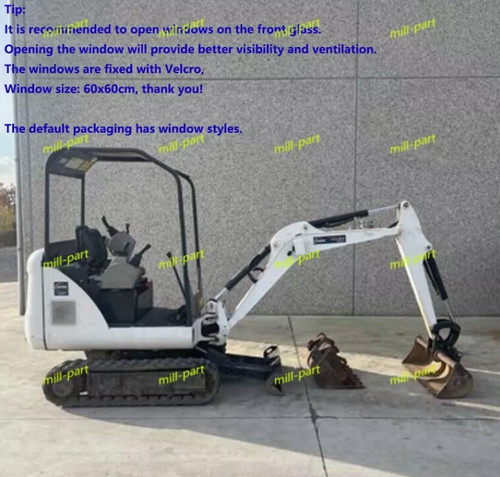 Mini escavatore copertura auto