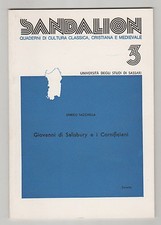 Sandalion 3: Giovanni di Salisbury e i cornificati (estratto) - E. Tacchella