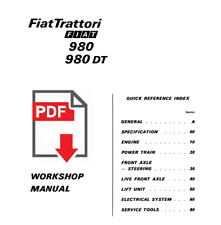 Trattore FIAT 980 - 980 DT
