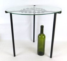 TAVOLINO DI FERRO BATTUTO DA GIARDINO O SALOTTO TERRAZZO CH