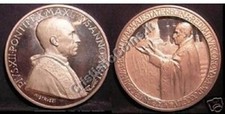  MEDAGLIA UFFICIALE PAPA PIO
