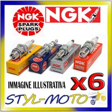 KIT 6 CANDELE NGK SPARK PLUG BP8ES MASERATI Biturbo 2.0 136 kW 452 1984