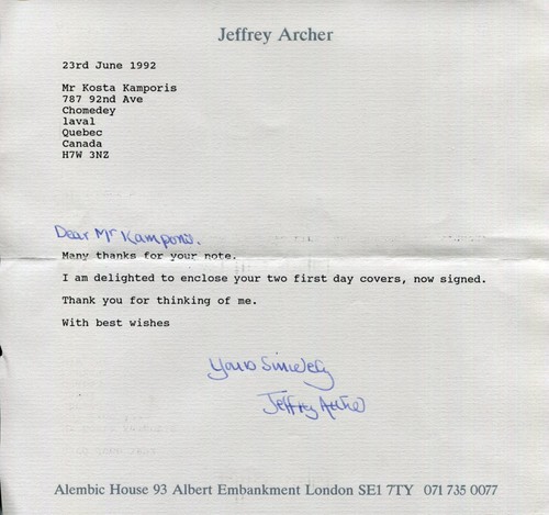 Jeffrey archer kane abel - kane,