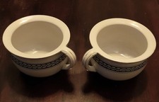 Coppia pitali vasi da notte ceramica SC (Società Ceramica) Lombarda primi '900