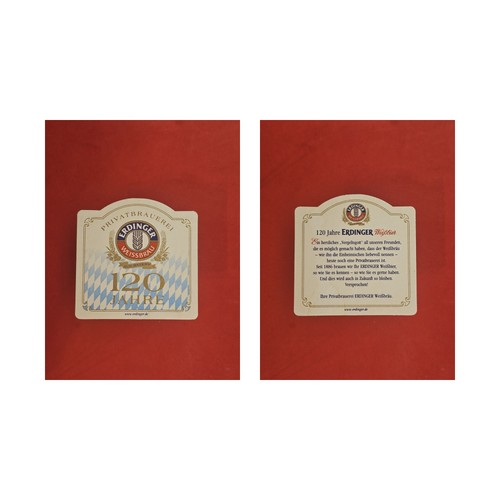 Sottobicchiere birra erdinger - sottobicchiere,