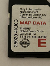 ORIGINALE NISSAN CONNECT3 MAPPA DATI SD CARD 25920 4KJ0C
