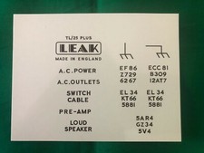 LEAK  TL25 Plus decals Black - 1 kit