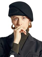 Berretto in feltro di lana cappelli fascinator da donna tea party chiesa portapillole cappello con fiocco