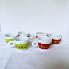 6X Espresso Cups illy art