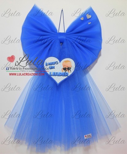 Fiocco nascita tulle - nascita, in