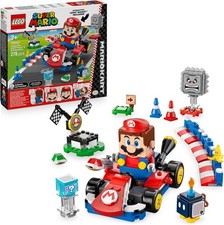 LEGO Mario Kart - Interattivo e Kart Standard - Percorso di Gara con Macchina Gi