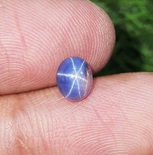 Cabochon ovale zaffiro stella