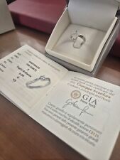 3,00 Gr . ANELLO SOLITARIO ORO BIANCO 18 KT TIT 750 CON BRILLANTE, DIAMOND RING