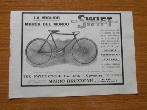 1909 bicicletta swift bici - 1909,